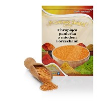 Chrupiąca panierka z miodem i orzechami